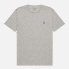 Мужская футболка Polo Ralph Lauren Custom Fit Crew Neck 26/1 Jersey, цвет серый
