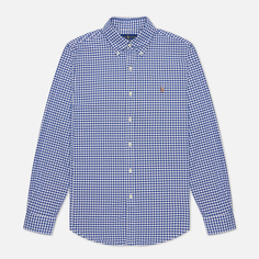 Мужская рубашка Polo Ralph Lauren Slim Fit Oxford, цвет синий