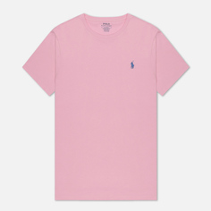 Мужская футболка Polo Ralph Lauren Classic Crew Neck 26/1 Jersey, цвет розовый