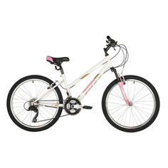 Велосипед Foxx Salsa (2021) горный (подростк.) рам.:12" кол.:24" белый 15.7кг (24SHV.SALSA.12WH1)