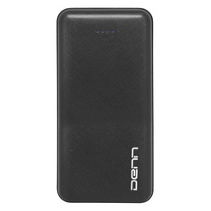Внешний аккумулятор (Power Bank) DENN DPB20000, 20000мAч, черный