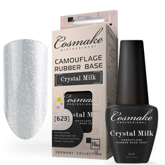 Cosmake, Каучуковая база Camouflage №623, Crystal Milk, 16 мл
