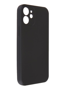 Чехол Pero для APPLE iPhone 12 mini Liquid Silicone Black PCLS-0024-BK ПЕРО