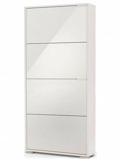 Обувница Vental Вива-4LW White-White стекло