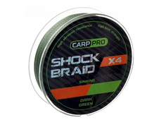 Леска Carp Pro Shock Braid PE X4 50m Green 290283