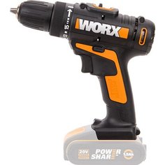 Дрель-шуруповерт аккумуляторная WORX WX101.9, 20В, без АКБ и ЗУ