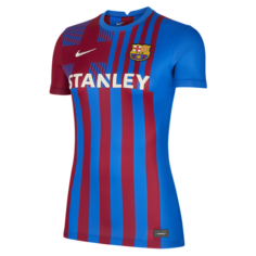Женское футбольное джерси из домашней формы ФК «Барселона» 2021/2022 Stadium - Синий Nike