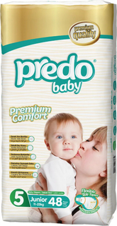 Подгузники PREDO Baby №5, 11-25 кг, 48 шт (J-105)