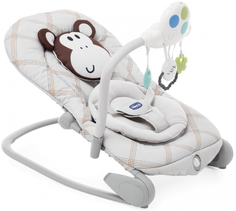 Детское кресло-шезлонг Chicco Balloon Monkey, бежевое (08079652330000)