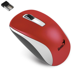 Мышь Genius NX-7010, белый/красный металлик (31030114111)