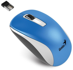 Мышь Genius NX-7010, белый/синий металлик (31030114110)