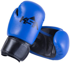 Перчатки боксерские KSA Spider, 8oz, искусственная кожа Blue (УТ-00017805)