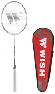 Ракетка для бадминтона WISH Xtreme Light 007, синяя/серебристая (УТ-00016531)