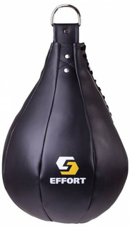 Груша боксёрская EFFORT E523, 16 кг, искусственная кожа, черная (УТ-00013897)