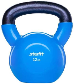 Гиря STARFIT DB-401, 12 кг, винил, синяя (УТ-00007106)