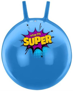 Мяч-попрыгун STARFIT Super GB-0401, 45 см, с рожками, голубой (УТ-00016556)
