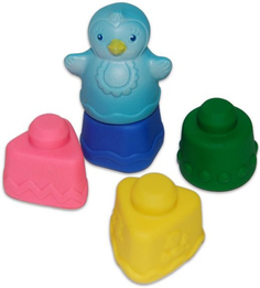 Игровой набор для купания ОГОН-К "Пирамидка №2", 10 элементов (С-640)