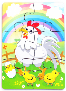 Пазл PAREMO "Курица", 6 элементов (PE720-68)