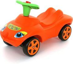 Машина-каталка Wader "Мой любимый автомобиль", со звуковым сигналом, оранжевая (44600_PLS)