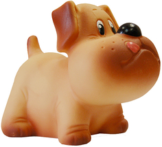 Игрушка для ванной ОГОН-К "Мопс Оскар", 9 см (С-1377)