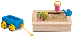 Аксессуары для кукольного домика LUNDBY "Смоланд: Песочница с игрушками" (LB_60509600)