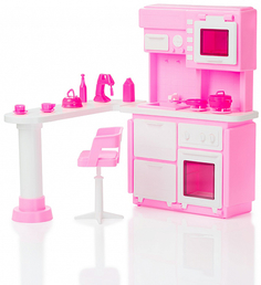 Мебель для куклы ОГОН-К розовая (С-1388)