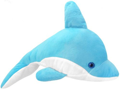 Мягкая игрушка ALL-ABOUT-NATURE "Дельфин", 25 см Light Blue (K7432-PT)