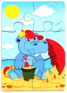 Пазл PAREMO "Бегемот", 6 элементов (PE720-75)