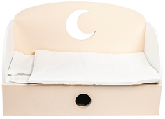 Кроватка для куклы PAREMO "Луна", бежеввя (PFD120-19)
