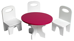 Набор мебели для кукол PAREMO "Классика", стол + стулья (PFD120-39)