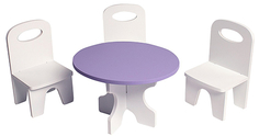 Набор мебели для кукол PAREMO "Классика", стол + стулья (PFD120-40)