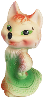 Игрушка для ванной ОГОН-К "Лиса Лизавета", 14 см (С-356)