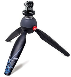 Мини-штатив Manfrotto MKPIXIEX-BK с адаптером для GoPro (черный)