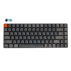 Клавиатура Keychron K3, White LED подстветка, Blue Switch (серый)