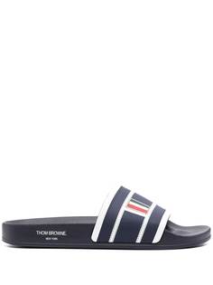 Thom Browne шлепанцы в полоску