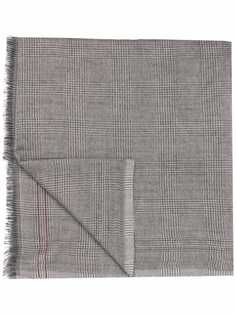 Brunello Cucinelli кашемировый шарф в ломаную клетку