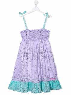 Mc2 Saint Barth Kids платье миди с принтом