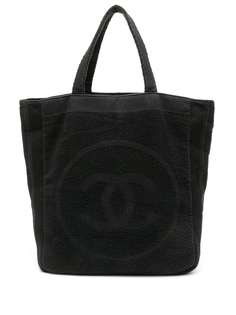 Chanel Pre-Owned сумка-тоут с логотипом CC