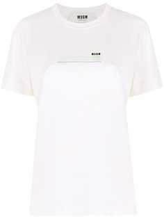 MSGM футболка с логотипом