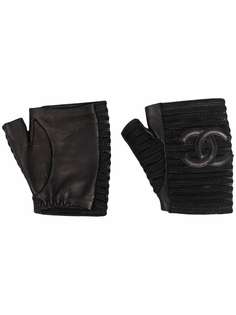 Chanel Pre-Owned перчатки 2010-х годов с логотипом CC