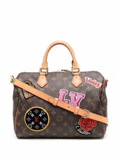 Louis Vuitton дорожная сумка Speedy 30 2018-го года с монограммой