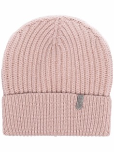 Brunello Cucinelli кашемировая шапка бини