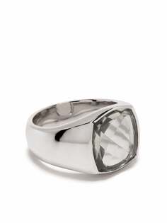 Tom Wood серебряное кольцо Shelby с кварцем