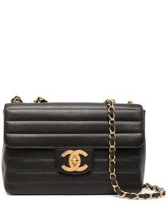 Chanel Pre-Owned сумка на плечо Jumbo Mademoiselle Classic Flap 1995-го года