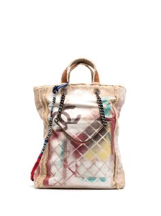 Chanel Pre-Owned сумка-тоут 2014-го года с логотипом CC