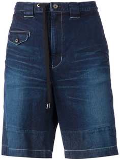 Maison Mihara Yasuhiro джинсовые шорты на резинке
