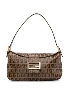 Fendi Pre-Owned сумка-тоут с узором Zucca