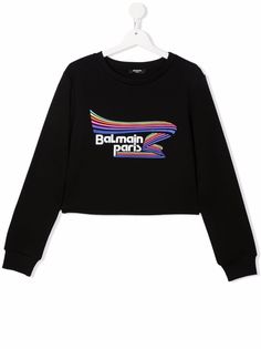 Balmain Kids толстовка с логотипом