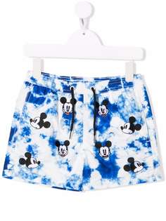 Mc2 Saint Barth Kids плавки-шорты с вышивкой Mickey Mouse