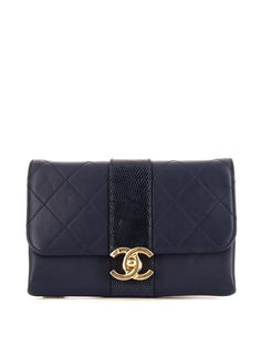 Chanel Pre-Owned стеганая поясная сумка 2020-го года с логотипом CC